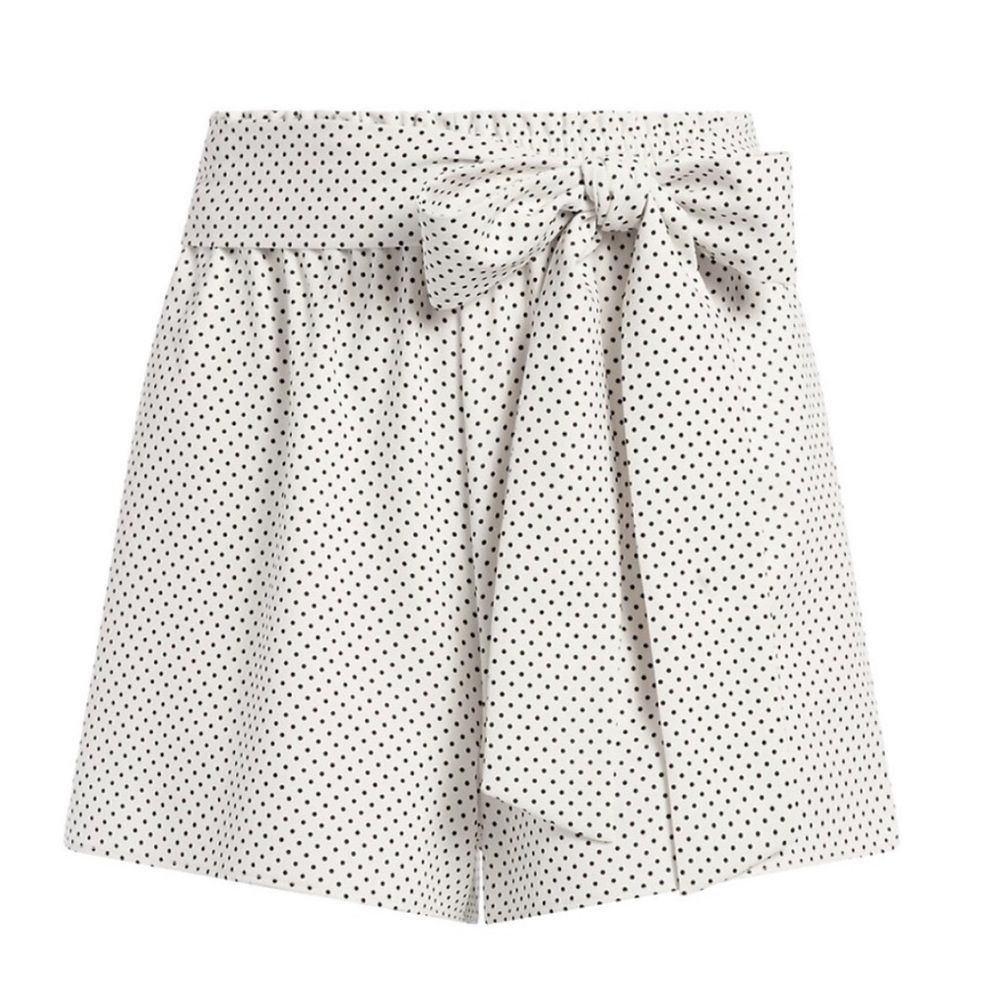 Alice + Olivia by Stacey Bendet Linn Paperbag Waist Dot Shorts NWT